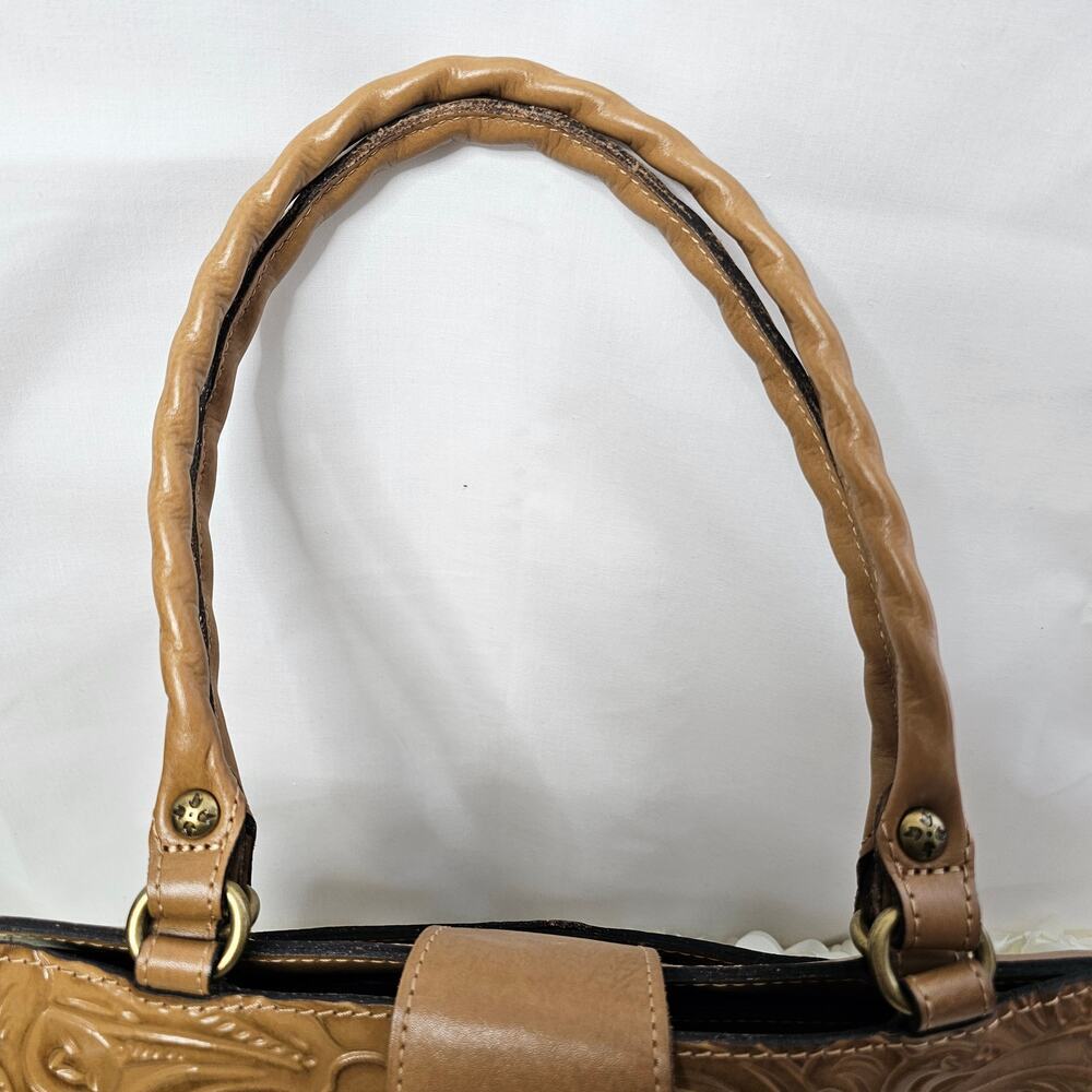 Patricia Nash Rienzo Satchel (Cognac) - Picture 4 of 11